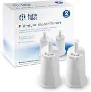 [Fette Filter] Replacement Water Filter Compatible with Breville Claro Swiss for Oracle, Barista & Bambino - Compare to Part #BES008WHT0NUC1. Pack of 2