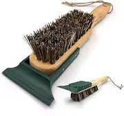 [Newman and Cole] Boot Brush Mud Remover with Scraper | 33.5cm Long Shoe Brush Stiff Bristles with Built-in Boot Scraper to Remove Dirt and Muds for Outdoor Footwears | Wellington, Hiking Shoes and Walking Boots