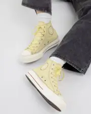 Converse Womens US9 Chuck Taylor All Star Lift Platform Contrast Stitching Shoes