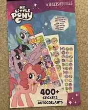 My Little Pony Fun and Reward Stickers 400+. 6 Full Sheets