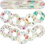 Panelee 30 Pcs 10 Styles Adhesive Patches Compatible with Dexcom Sweatproof Colorful Sensor Floral Adhesive Tape with Split Backing Continuous Glucose Monitor Protection(Colorful,G7)