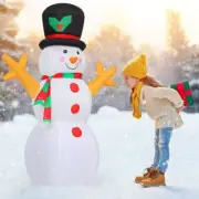 5 FT Christmas Snowman Inflatable Decoration Blow up Indoor Outdoor Yard Decor