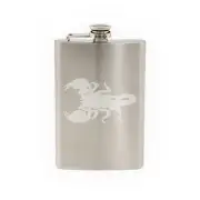 Insect Arachnid- Scorpion Venom Sting #9- Scorpio logo-8 oz etched flask