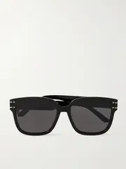 [DIOR Eyewear] DIOR Eyewear - Diorsignature S7f Square-frame Acetate Sunglasses - Black - One size One size Black