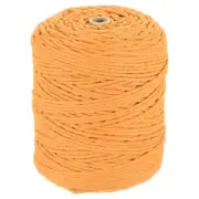 Natural Macrame Cord 3mm x 328 Yards Cotton Macrame Rope, Golden Yellow
