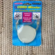 Retro Cord-Minder 16 ft Retracting Handset Cord Ends Telephone Cord Clutter