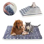 Pets Dog Bed Crate Pad Ultra Soft Pet Bed Self Warming Soft Flannel Washable Pad