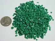 0145.03 - 1oz JADE GREEN OPALESCENT BULLSEYE GLASS COURSE FRIT 90 COE