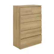 6 Drawers Chest of Drawers Tallboy Bedroom Storage Drawers