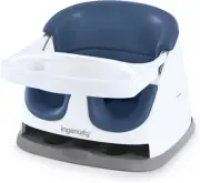 Ingenuity Baby Base 2-in-1 Booster Feeding and Floor Seat with Self-Storing T...