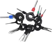 HEALEEP Terminal Extractor Auto Car Connector Pin Release Tool Needle Removal for Wiring Harness Damage Crimp Pin Removal Essential Automotive Repair Kit