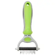 Lexi & Me Cat Dematting Brush Green