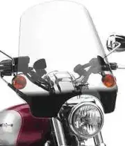 NC Street Windshield Smoke 18in Quickset 1in Harley Dyna Super Glide 95-10