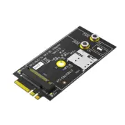 M.2 Key B to M.2 Key A+E Adapter with Card Slot for 3G Module 3042