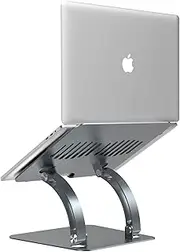 Laptop Stand, Computer Stand for Desk, Ergonomic Aluminum Laptop Holder Compatible with MacBook, Air, Pro, Dell XPS, Samsung, All Laptops 11-16" -Space Grey