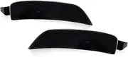 Side Mirror Indicator For Mazda For Miata MX5 ND 2016-2020 2piece LED Front Amber Side Marker For Fender Reflector Bumper Turn Signal Light Dynamic Sequential Blinker(2X Front Black Lens)