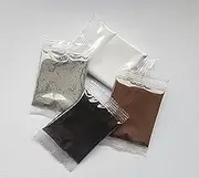Stone Repair Powder Pigments, 4 Colors Black Brown White Grey, Professional Grade