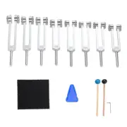 Chakra Tuning Fork Set, 7 Chakra+1 Soul Purpose Weighted Tuning Forks for4064