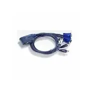ATEN CS62US 2 Port USB VGA/Audio Cable KVM Switch - 0.9m