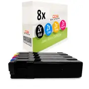 8x Cartridge for Dell 2150-cn 2155-cdn 2150-cdn
