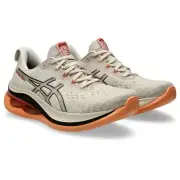 ASICS Men's Gel-Kinsei Max Running Shoes, Oatmeal/Black