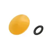 Camera Shutter Button, 10mm Convex Surface Shutter Release Button Yellow