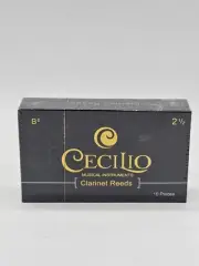 Cecilio Musical Instruments 10 Pieces Clarinet Reeds Bb 2 1/2
