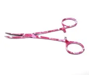 Pet Grooming Curved Hemostat Clamp Locking Forceps 5.5'' Plier Stainless Steel