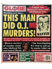 Globe Magazine August 9 1994 Richard Mulligan, Regis & Kathie Lee VG Tabloid
