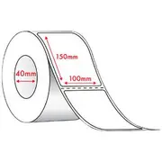 Thermal Direct Labels 100 x 150mm 350 Labels 12 Pack
