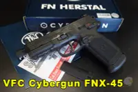 在飛比找Yahoo!奇摩拍賣優惠-【翔準AOG】VFC Cybergun FNX-45 黑色 