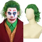 Joker Wig Green Wigs for Men Synthetic Hair Wig Halloween Cosplay Party Daily We