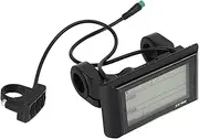 EBike LCD Display, 24V 36V 48V 60V 5 Pin Waterproof E Scooter SW900 LCD Panel Screen for 22.5mm Handlebar Electric Bikes, Replacement Electric Bike LCD Display Meter