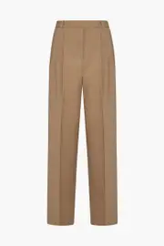 WIDE LEG PLEATED TROUSERS