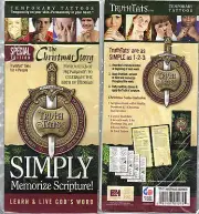 TruthTats Scripture Devotional The Christmas Story Set for 4 People Temp Tattoo