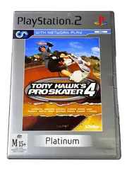 Tony Hawk's Pro Skater 4 PS2 (Platinum) PAL *Complete* (Preowned)