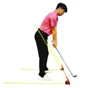 Golf Swing Trainer Multifunction Posture Corrector Golf Swing Plane Training Aid