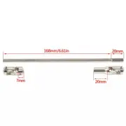 68~229mm Steel Cut to Length Drive shaft,for 1/10 RC Crawler LCG Capra SCX10 Pro