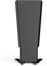 POD P Lectern/Stand Portable Podium, Stand Height Adjustable Lectern Podium Stand with Tilted Desktop & Storage,Standing Laptop Desk with Wheels, Podium Stand for Office, Meetings and Events.