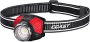 Coast® FL85R 1250 Lumen Tri-Color (White/Red/Green) Focusing Rechargeable LED Headlamp, Built-in Rechargeable Battery