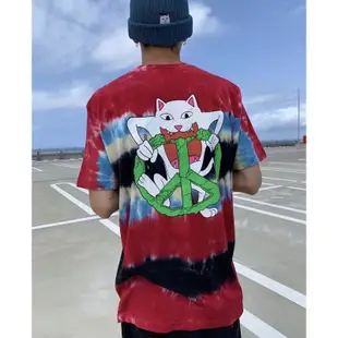 RIPNDIP PEACE NO LOVE TEE 渲染 短袖T恤 中指貓 台灣總代理-ALL