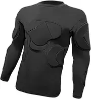 [Oshhni] Goal Keeper Top Football Protective Gear Multifunction Compression Shirt Goalkeeper Training Suit for Enthusiasts Baseball