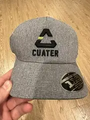 TRAVIS MATHEW GOLF CAP HAT CUATER PART TIME PLAYER GREY FLEX FIT 110 SNAP BACK