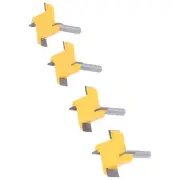 Spoilboard Surfacing Router Bit Set 4 Flute Rabbet Slot Flattening MFS