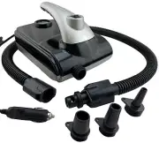 12v Air Pump Stand Up Paddle Board SUP Kayak Air Mattress Boat Tent Camping Bed