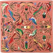 [Julunar] Silk Like Head Scarf for Women - Satin Large Hair Scarves - 35" Square Silk Hair Wrap for Sleeping with Gift Packed