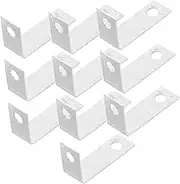 GLEAVI 10pcs Shaped Corner Brackets for Picture Frames Right Angle Supports for Artwork Mirrors and Furniture