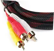 POPETPOP 1.5M to Convert Cable for High Performance Audio Video Connector with Reinforced Shielding and Maximum Wear Protection for Home Entertainment Systems