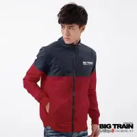 在飛比找Yahoo!奇摩拍賣優惠-【BIG TRAIN】防風配色LOGO外套(紅)~M