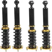 4 PCS Fully Enclosed Damper Strut Coilover Suspension Kit for 86-92 2.0L 3.0L